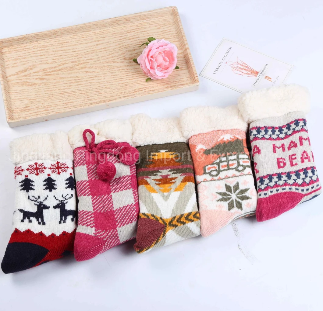 Wholesale Soft Winter Cozy Socks for Women Home Socks Floor Socks Fleece Lined Sherpa Socks