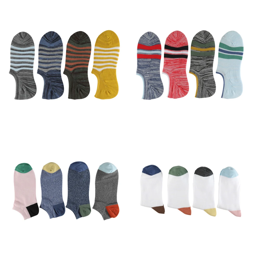 Men Socks Invisible Cotton Socks Non Slip Custom Logo No Show Men Women Cotton Invisible Socks