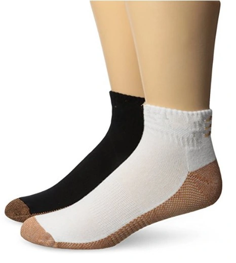 Copper Infused Unisex Athletic Compression Sport Active Ankle Socks